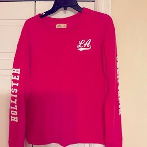 Hollister fleece top. Size M